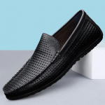 Aukudega Nahast Meeste Mokassiinid ja Slip-onid Vabaaja Klassikalised Jalan&otilde;ud Meeste Mokassiinid Suvised Slip-on Lamedad Tossud Meeste S&otilde;idujalan&otilde;ud 37