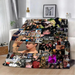 Sam ja Colby XPLR Tr&uuml;kitud Tekk Piknikutekid Soe Tekk Pehme ja Mugav Tekk Kodu Reisimine S&uuml;nnip&auml;evakingitus 130x150cm