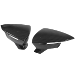 Paar Tahavaatepeegli Kaitsekatteid Vasak Parem Asendus SEAT Leon Mk3 5F ST FR Cupra 2013&ndash;2019 jaoks S&uuml;sinikkiud black
