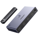 UGREEN HDMI 3 HDMI puldiga HDMI HDCP koos l&uuml;litiga, 3 sisendit/1 v&auml;ljund, 8K@60Hz/4K@120Hz, valiku/l&uuml;liti juhtimine, 48Gbps, 2.1, 2.3 [&Uuml;hilduv