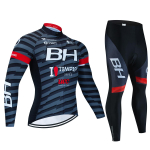 BH Team S&uuml;gisene Pikkade Varrukatega Uus V&otilde;idus&otilde;idu MTB Kevadine Pikk Jalgrattas&auml;rgi Komplekt Rattas&otilde;it Jalgrattariided &Uuml;htne Ropa Ciclismo M blue