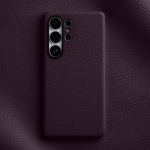 Melkco Ehtne Nahast &Uuml;mbris Samsung Galaxy S26 Ultra S25 Plus S26+ jaoks &Otilde;livaha Veisenahk Objektiivi Kaitsega Magnetlaetav Kate Galaxy S26+ lilla