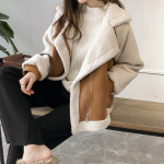 Uued S&uuml;gis-Talve Joped Naistele Vintage Polokaelusega Sametmantel Naiste Riided Paksenenud Lahtised Korea Mood T&auml;navariided S