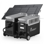Kaasaskantav elektrijaam - FOSSIBOT - F3600PRO - 3840Wh - 7200W - 2x400W P&auml;ikeseenergia must