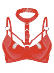 S-3XL Halter L&auml;ikiv Kunstnahast Bustier Top P&uuml;ksikud Bikiin L&uuml;hikesed Topid L&uuml;hike L&uuml;hike Top Seksikas Klubi Riietus Varrukateta Rinnaga Camis S