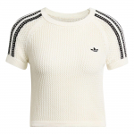 Adidas Originals Cali Tee Kudum Heegeldatud Kitsas L&otilde;ige L&uuml;hikeste Varrukatega T-s&auml;rk Naiste Topid KE0200 M