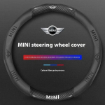 Mini Cooper S JOHN COOPER WORKS Clubman Countryman JCW F55 F56 R60 R59 S&uuml;sinikkiust Nahast Auto Roolikate Lisatarvikud punane
