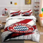 FC Bayern M&uuml;ncheni logo. Voodipesukomplektid Tekikotikomplektid Tekikotid Padjap&uuml;&uuml;rid(1 * Tekikott 2 * Padjap&uuml;&uuml;ri, ilma tekita) 135x200cm