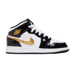 Jordan 1 Mid Patent Must Valge Kuld (GS) 37.5