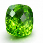 Haruldane roheline peridoot 11,95 ct looduslik SERTIFITSEERITUD cushion-l&otilde;ikega lahtine v&auml;&auml;riskivi 13 mm approx roheline