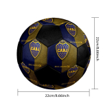 SUURUS 5 Boca Juniors Jalgpall V&auml;rviline K&otilde;igile Vanustele Masin&otilde;mmeldud PVC V&otilde;istluseks Valmis Vastupidav K&otilde;rge H&uuml;ppega