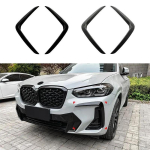 Esiosa p&otilde;rkeraudiusi liist For BMW X3 X4 G01 G02 M Sport LCI 2022 2023 Bright black black