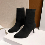 2025 Uus Trend Moodsad Mugavad Terava Otsaga Saapad Naistele S&uuml;gis Talv Zapatos De Mujer Pahkluusaapad K&otilde;rged Kontsad Suured Kingad 35