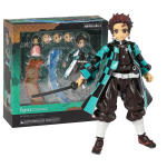 Pop Anime Demon Slayer Kamado Nezuko Figma Tanjiro Zenitsu 14CM PVC tegevuskuju liigutatav mudelm&auml;nguasi kogutav m&auml;nguasi kaunistus about14cm