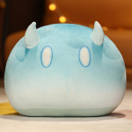 35&ndash;65 cm m&auml;ngu Genshin Impact pl&uuml;&uuml;sipadi k&auml;tesoojendajaga Dolls Slime Plushie m&auml;nguasjad T&auml;idisega pehme padi s&uuml;nnip&auml;evakingituseks 35cm pillow