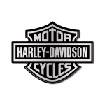 labelbike 3D Vaikkleebis Mootorratta Paagi Logo Katteks HARLEY DAVIDSON - 9,5x7 Cm 9,5x7 cm h&otilde;be
