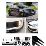 Udutulede v&otilde;re esipamperile Golf 6 MK6 VI GTI GTD R R20 jaoks aastateks 2008&ndash;2013, Udutulede tuuleliist nagu n&auml;idatud v&auml;rv