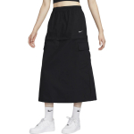 Nike Sportswear Essential Naiste Keskmise V&ouml;&ouml;kohaga Kootud Cargo Midi Seelik Must FV7504-010 M must