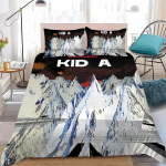 Moodne R-RADIOHEAD B&auml;ndi Tekikott Komplekt Voodipesu Komplekt Lapsed Poiss T&uuml;druk &Uuml;li&otilde;pilaselamu 2/3-osaline komplekt &Uuml;he- v&otilde;i Kahekohaline Suurus kingitus 140x200cm