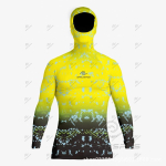 Meeste pikavarrukaline kapuutsiga UV-kaitsega rash guard s&auml;rk surfamiseks Kiiresti kuivav ujumisriietus Veespordialad XXXXL
