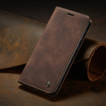 Samsung Galaxy S21 Ultra S21 Plus 5G nahast &uuml;mbris, CaseMe Retro Rahakott Luksuslik Magnetiline Kaardihoidja Rahakott &Uuml;mbris Galaxy S21 jaoks for Galaxy S21 black