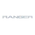 Ford Ranger T9 Wildtrak Sport XLT XLS XL 2022 2023 jaoks 1 komplekt Uued mudelid Tagauksel Logo T&auml;ht 3D Embleem Originaalsuurus ABS must