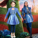 Chloe Laste Performance'i kost&uuml;&uuml;mikomplekt, Halloweeni kurikaela v&otilde;lumaa rollim&auml;ngu riietus, Peo Cosplay kleit v&auml;hem blue