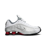 Nike Shox R4 Retro 'Comet Red' 2019 (Unisex) Valge / Metallik H&otilde;be-Komeedipunane-Must Jooksukingad BV1111 100 43.0 white