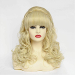 HAIRJOY S&uuml;nteetiline juustega mesilastaruga parukas Naistele Krussis Pikk Kuumakindel Cosplay parukid 26inches beige