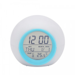 Multifunktsionaalne LED-laua &auml;ratuskell 7 v&auml;rvi muutev digitaalne &auml;ratus sinine