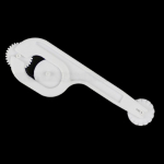 PLASTIC Fondant koogil&otilde;ikur kaunistamiseks modelleerimise isetegemise t&ouml;&ouml;riist k&auml;sit&ouml;&ouml;na j&otilde;ulukoogi kaunistamise t&ouml;&ouml;riist valge