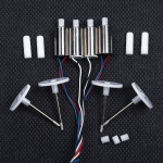 4x mootori mootor + 4x hammasrataste komplekt Syma X5SC X5SW X5HC X5HW RC valmis osad