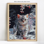 Teemanttikandid Loomade t&auml;is&uuml;mmarguse ristpistega 5D DIY Teemantmaaling Kassi kivid 20X30CM