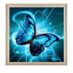 DIY Teemantmaal Tikand Liblikad Ristpistes T&auml;isteemantmaastikud Rhinestones Kodukaunistus 30x30CM