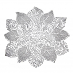 PVC v&otilde;rgualused lauan&otilde;ud, lillev&otilde;rk, &otilde;&otilde;nes libisemisvastane padjakauss, isoleeritud &scaron;ampanjav&auml;rvi