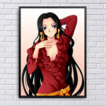 Tikand Teemantmaal &Uuml;hes t&uuml;kis Anime T&auml;is&uuml;mar Boa Hancock Puhas K&auml;sit&ouml;&ouml; Ristpiste 20X30CM