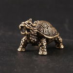 Brass Dragon Tortoise v&otilde;tmehoidja ripatsi kaunistused Decor Maskott Loominguline k&auml;sit&ouml;&ouml;