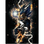 5D DIY teemantmaalikomplekt Super Saiyan Art Teemanttikandid Rhinestones Kaunistused koduks 30x40cm