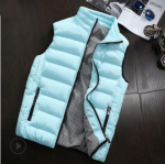 Meeste talverihm soe varrukateta jakk Ultra kerge valge vabaaja vest Meeste vest suur suurus M-5xl XXXL