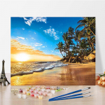 DIY v&auml;rvid numbrite j&auml;rgi &otilde;limaali komplekt L&otilde;uend DIY &otilde;limaal numbrite j&auml;rgi Seinakunsti kaunistused kodukinki kunstiks ja hobideks 40x50cm no frame