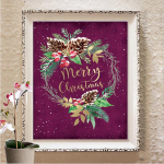 5D DIY Teemantmaal T&auml;isruudukujuline ristpistes Teemanttikandid Pilt kivikividest Kingitus Teemantmosaiik lill Full Round 20X30CM