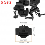 5 komplekti eesmise poritiiva kaitseraua katteklamber 53879-58010 47749-58010 Toyota jaoks