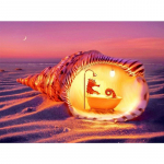 Seahorse k&auml;sit&ouml;&ouml;komplekt teemantmaaliga &uuml;mmargune/ruudukujuline teemant 5D DIY Teemanttikandid Loomade k&auml;sit&ouml;&ouml; Kodukaunistus Full Round 20X30CM