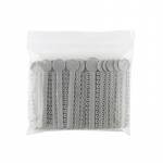 1 pakk = 1040 tk/40 pulkade ortodontilised sidemed hambaravi elastsed ribad breketite jaoks 38 v&auml;rvitooni 8#