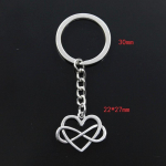 Uus v&otilde;tmehoidja 22x27mm Heart Infinity Love Forever ripatsid DIY meeste auto v&otilde;tmehoidja r&otilde;nga hoidja v&otilde;tmehoidja suveniir ehe kingitus