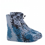 1 paar Unisex v&auml;listingimustes kasutatavate vihmakindlate kaitsejalatsite saapakate Unisex vihmajalatsite katted libisemisvastased vihmajalatsite &uuml;mbrised 37-38