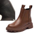 Naiste Chelsea saapad ehtsast nahast s&uuml;gistalvine mood Naiste poolsaapad Retro Martoni saapad naistele 38 black