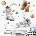 Kosmose seinakleebised lastetoale Baby Boy Room Decor Kodukaunistused Dekoratiivsed kleebised PVC kleebis