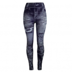 Moevalik Naiste veniv imitatsioon Teksad Denim s&auml;&auml;rised K&otilde;rge v&ouml;&ouml;kohaga kitsad p&uuml;ksid XXXL