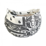 Puuvillane pehme pea&uuml;mbris Bandana turban elastne s&otilde;lme juukseaksessuaarid Vintage peapaelad laiad lilleprintid Boho 8